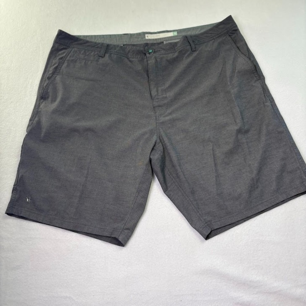 Linksoul Golf‎ Shorts Mens 40 Gray Heather Stretch Performance Chino Pockets